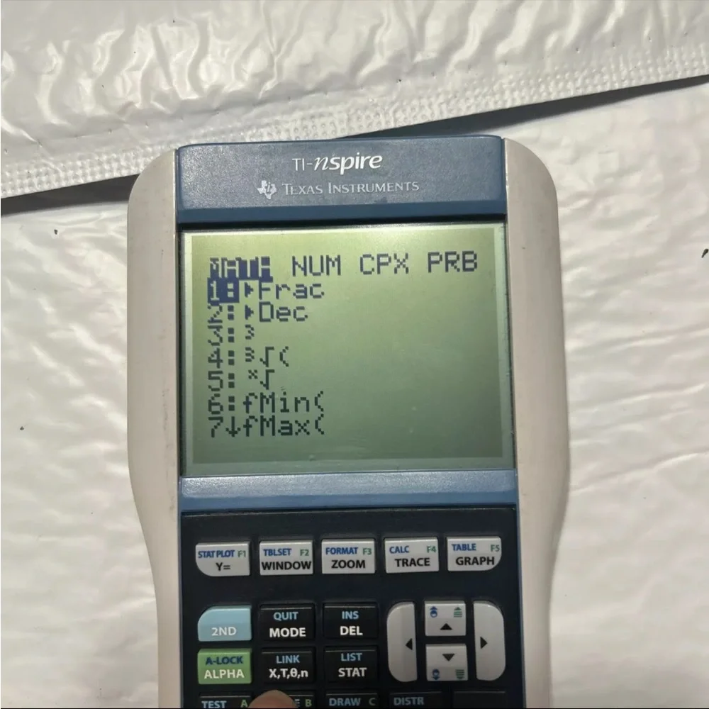 Texas Instrument TI NSPIRE Graphing Calculator W Cover Tested Ti 84 Plus Keypad